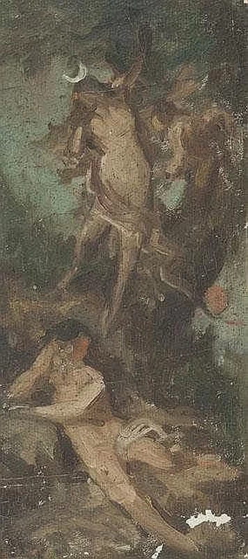 Il sonno di Endimione - studio